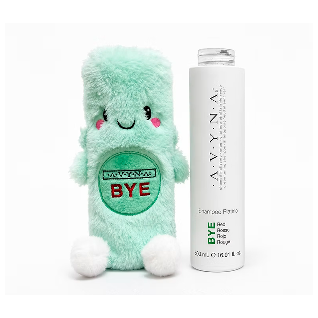 Shampoo BYE RED + green plush