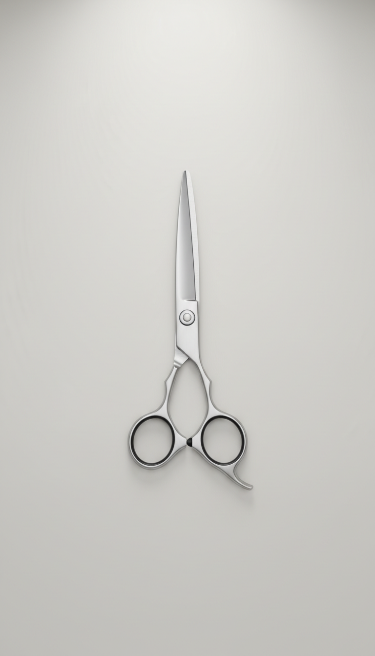 Stainless Steel Salon Scissors With Ergonomic Grip