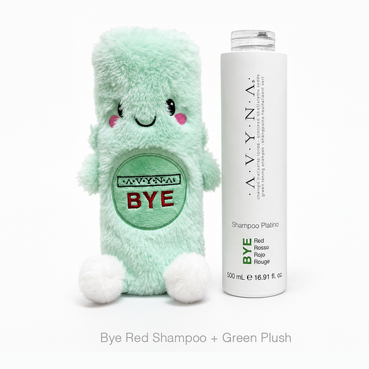 Shampoo BYE RED + green plush