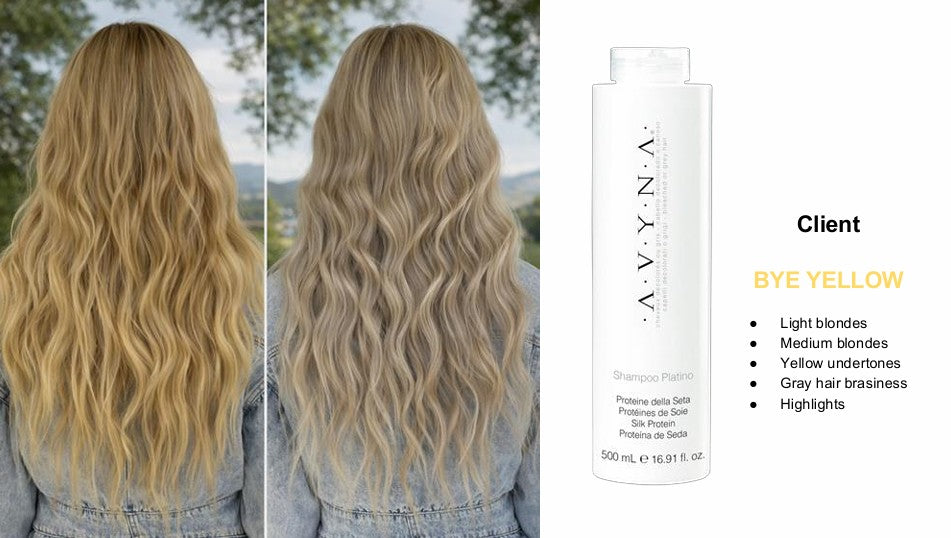 BYE Yellow – Purple Toning Shampoo