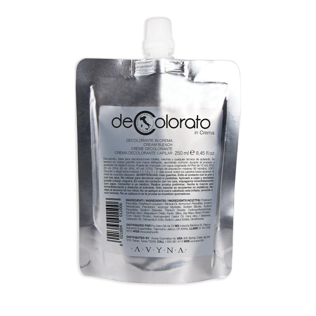 Decolorante en Crema 250 ml